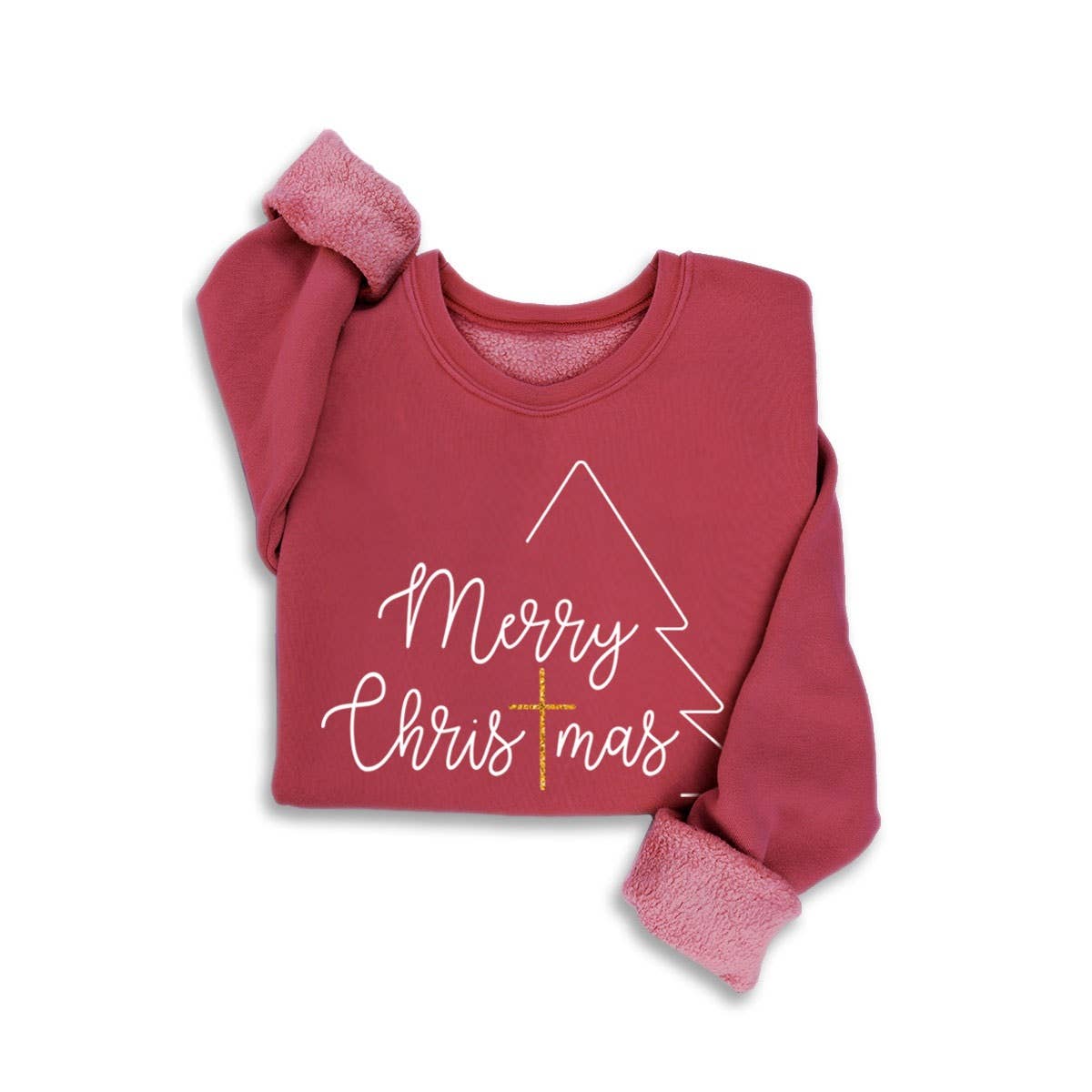 Merry Christmas Cross Sweatshirt