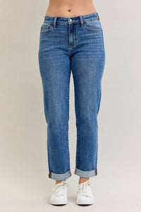 Judy Blue Boyfriend Classic Cuffed