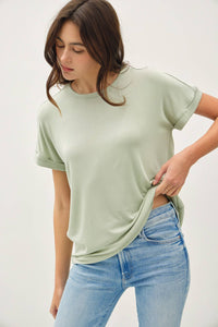 Everyday Modal Short Sleeve Top - Asst. Colors