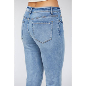 Mica Slim Straight Crop Jeans