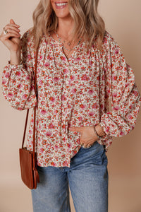 Floral Button Up Top