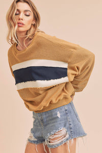 Winnie Color Block Sweatshirt