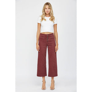 Mica Roux Wide Leg Crop