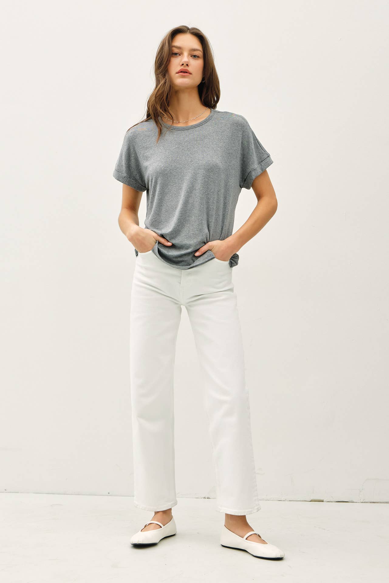 Everyday Modal Short Sleeve Top - Asst. Colors