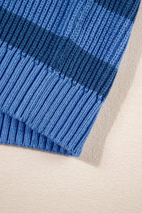 Blue Striped Sweater