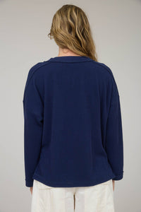 Ribbed Long Sleeve Top - Asst. Colors