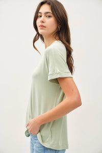 Everyday Modal Short Sleeve Top - Asst. Colors