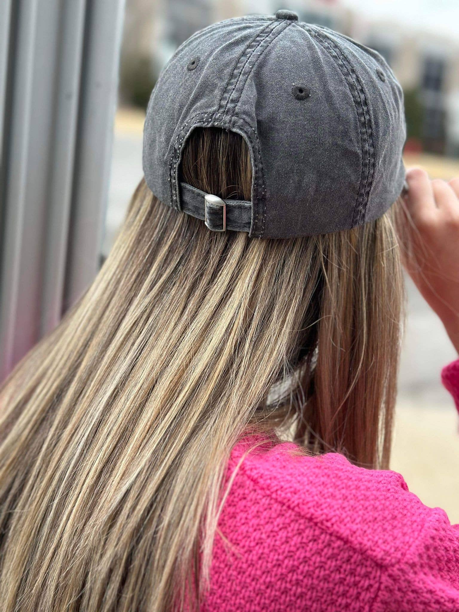 Custom Cursive Mascot Hat