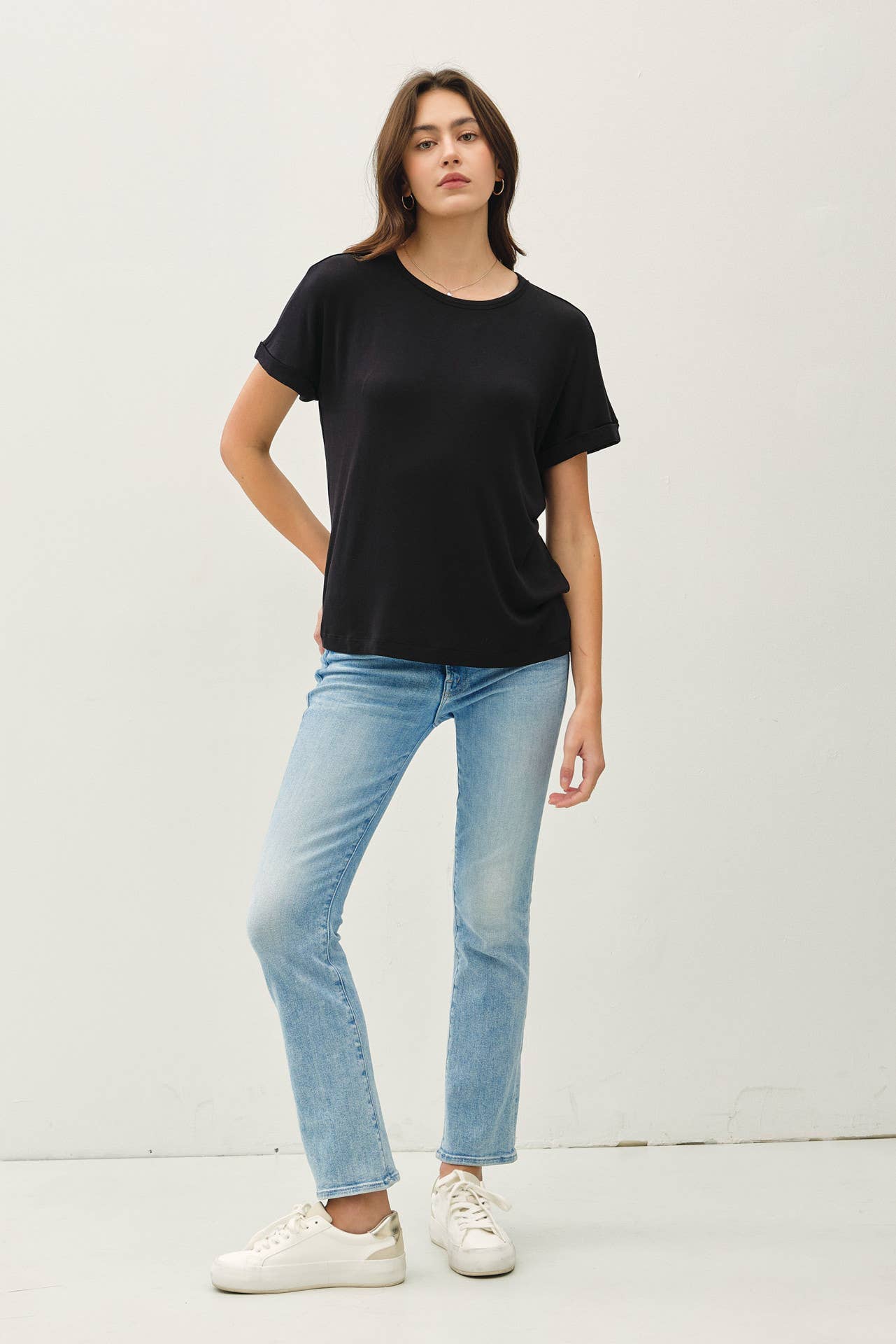 Everyday Modal Short Sleeve Top - Asst. Colors