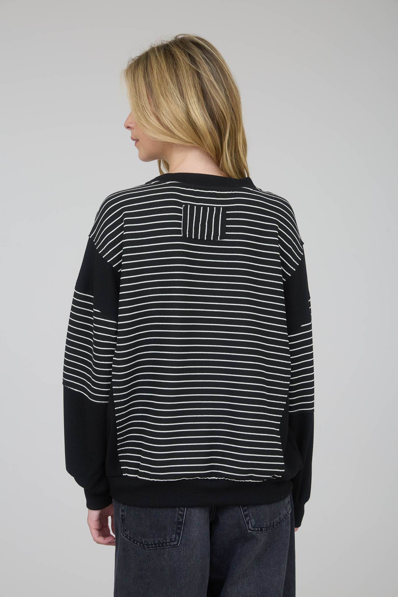 Contrast Stripe Sweatshirt - Asst. Colors