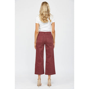 Mica Roux Wide Leg Crop