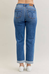 Judy Blue Boyfriend Classic Cuffed