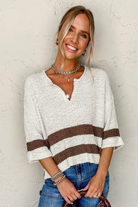 Cozy Striped Knit Sweater