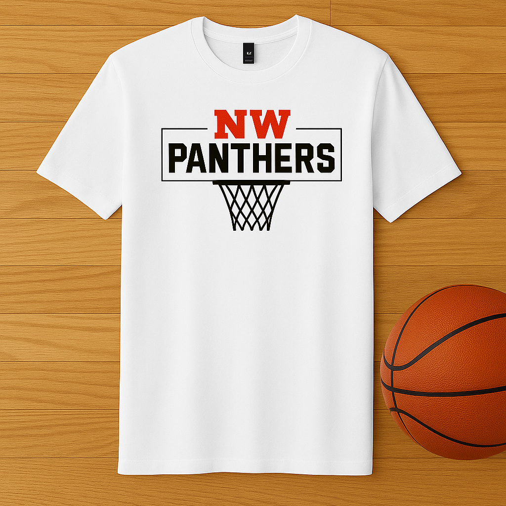 50% OFF - NW - Panthers Basketball Hoop