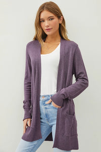 Eggplant Cardigan