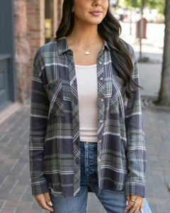 G&L - Favorite Button Up Plaid (Asst. Colors)