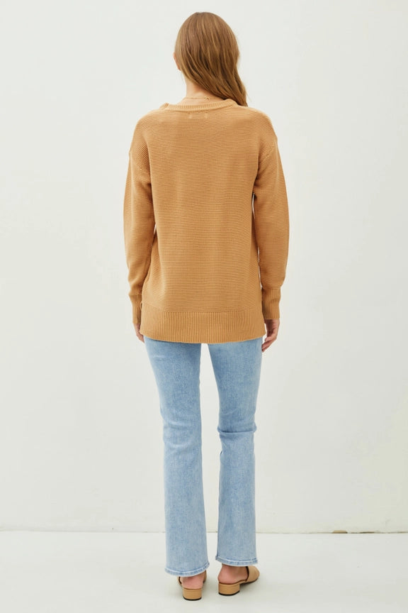 Boyfriend Fit Sweater - Asst. Colors