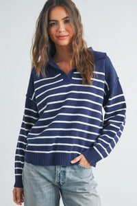 V Neck Cozy Sweater - Asst. Colors