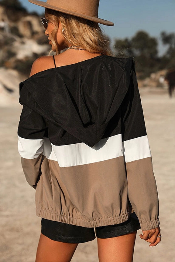 Color Block Windbreaker