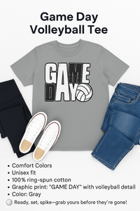 Graphic - Game Day Volleyball Tee