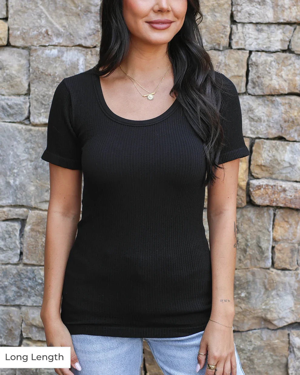 Grace & Lace Short Sleeve Brami - Long Length
