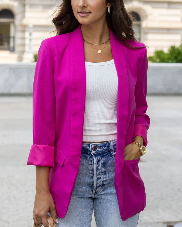 G&L - Magenta Fashion Blazer