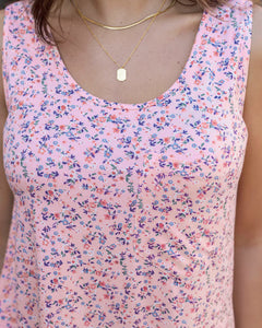 G&L - Perfect Pocket Pink Floral Tank