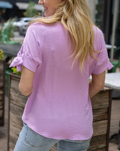 G&L - Twist Sleeve Summer Top (Asst. Colors)