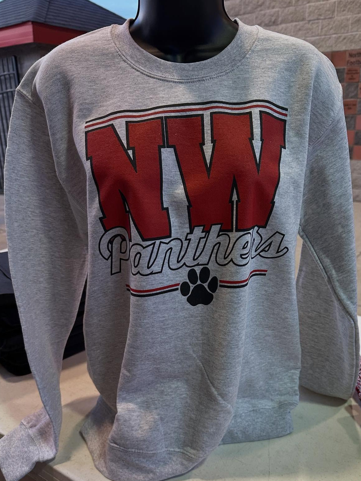 NorthWood Panther Crew Neck with Paw Print