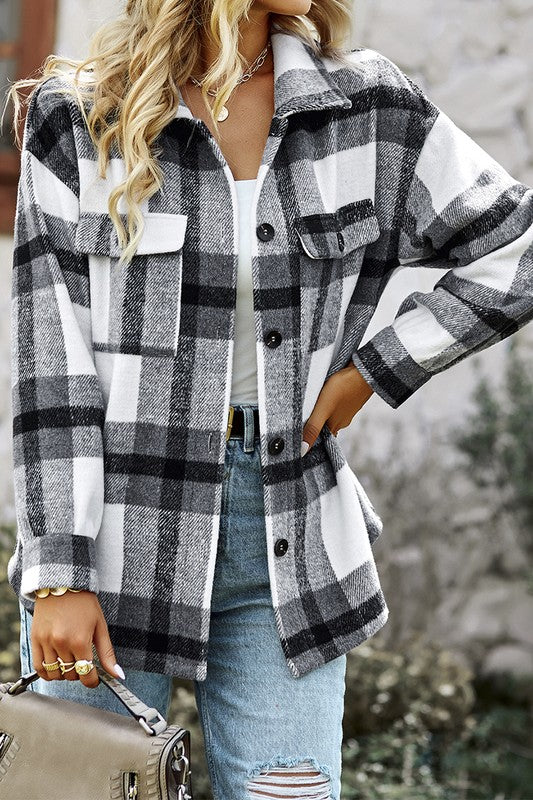 Shacket - Plaid (Asst. Colors)