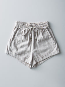 Striped Linen Shorts - Asst. Colors