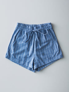 Striped Linen Shorts - Asst. Colors