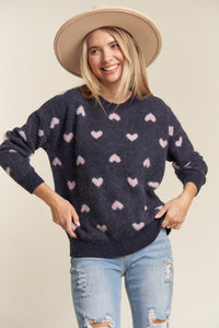 Cutesy Sweater - Navy