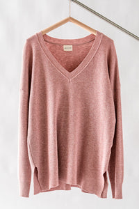 Heathered Loose Fit Sweater- Asst. Colors