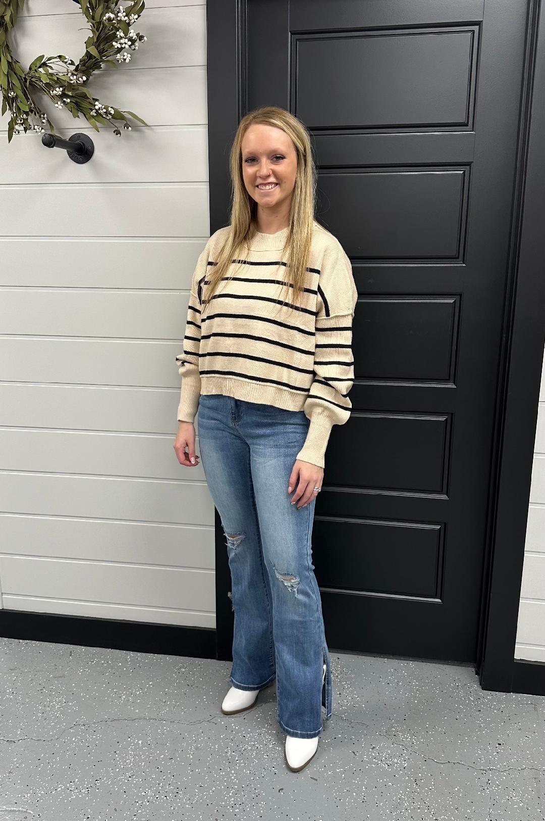 $25.00 SALE - Cropped Sweater - Asst. Colors