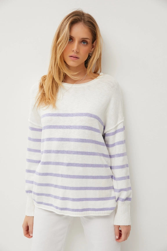 Striped Sweater - Asst. Colors