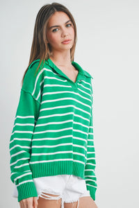 V Neck Cozy Sweater - Asst. Colors