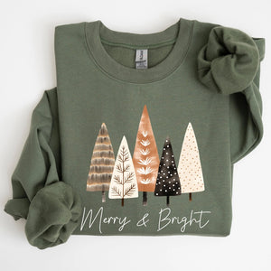 Merry & Bright Christmas Sweatshirt