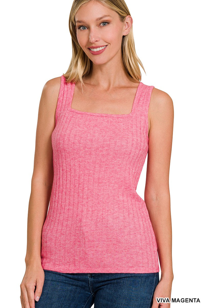 $10.00 SALE - Ribbed Tank (Asst. Colors)