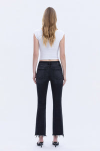 Vervet Black Kick Flare Jeans
