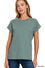 Folded Sleeve tee - Asst. Colors