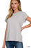 Folded Sleeve tee - Asst. Colors