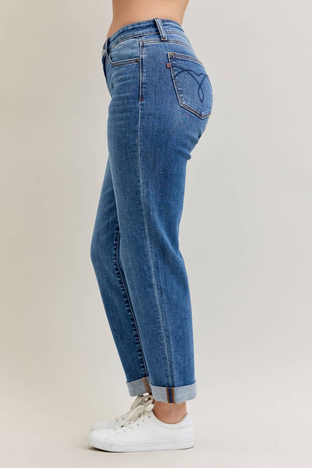 Judy Blue Boyfriend Classic Cuffed