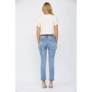 Mica Slim Straight Crop Jeans