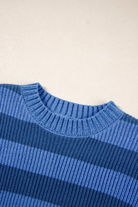 Blue Striped Sweater