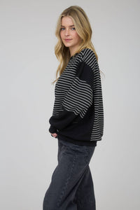 Contrast Stripe Sweatshirt - Asst. Colors
