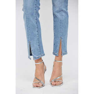 Mica Slim Straight Crop Jeans