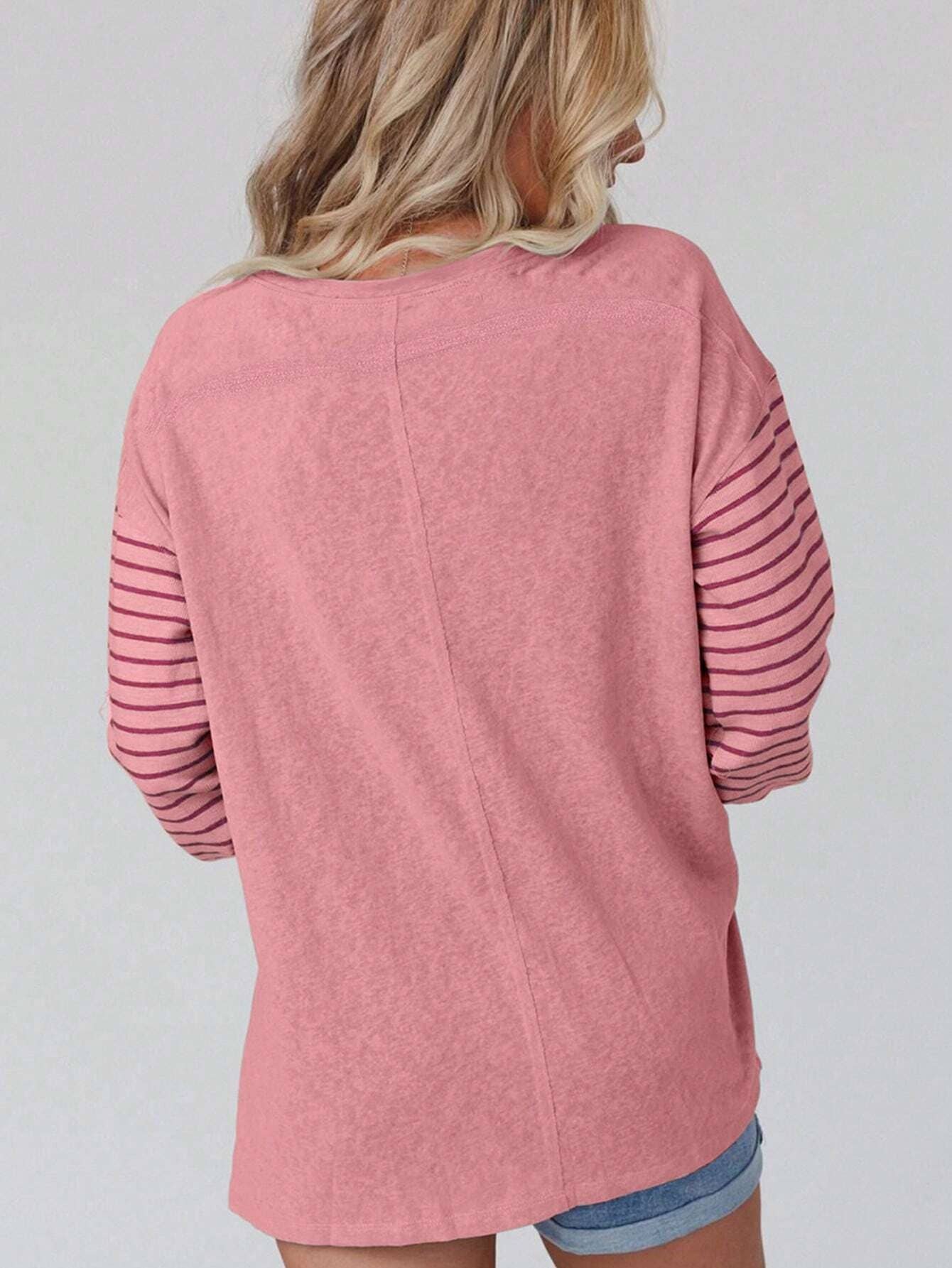 Color Block Striped Top