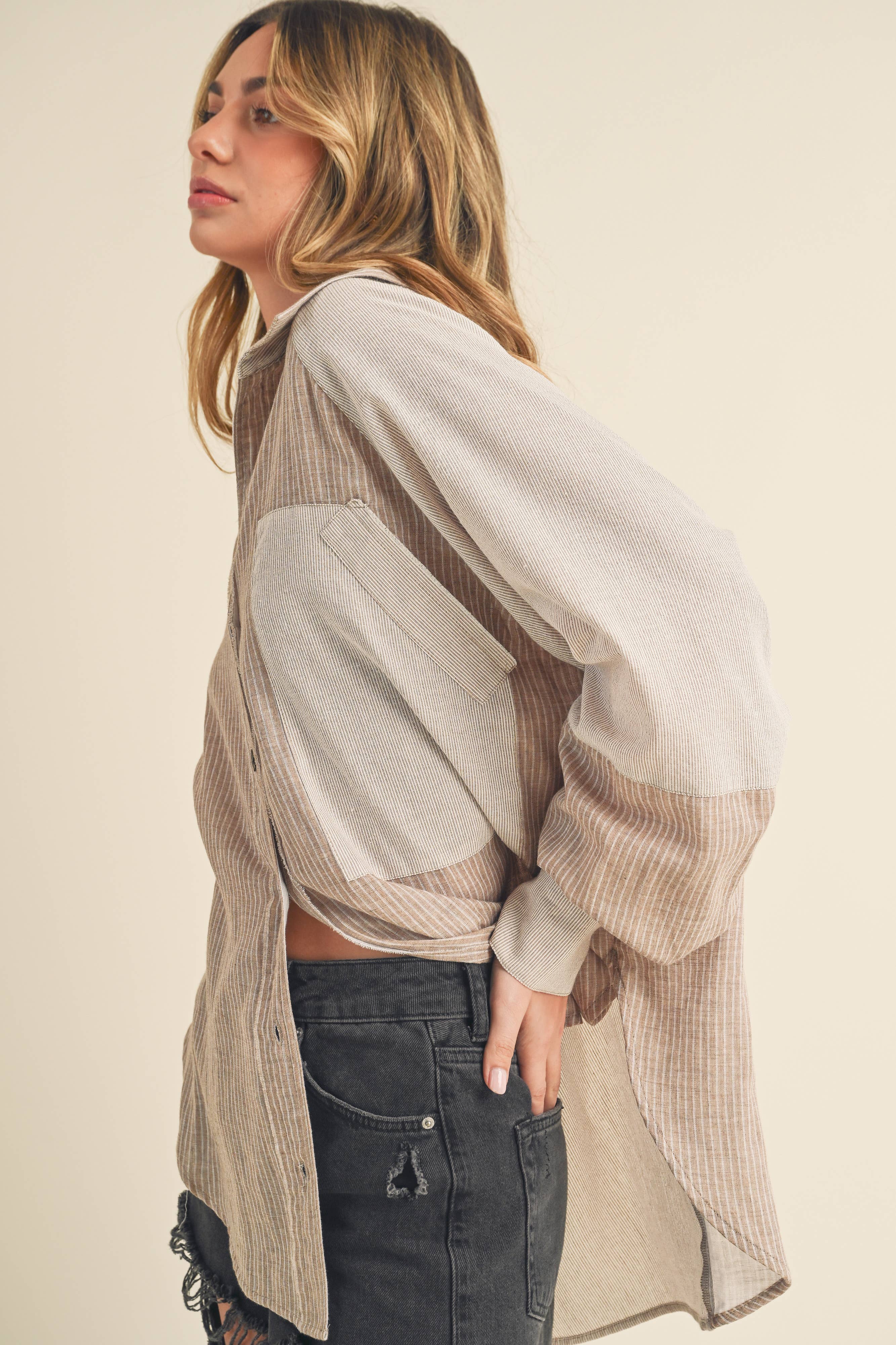 Shia Button Up Top