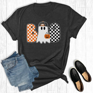 Checkerboard BOO Graphic